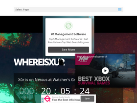'whereisxur.com' screenshot