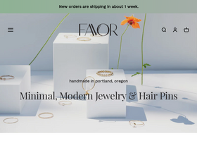 favorjewelry.com homepage screenshot