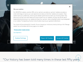 'beneteau.com' screenshot