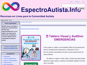 'espectroautista.info' screenshot
