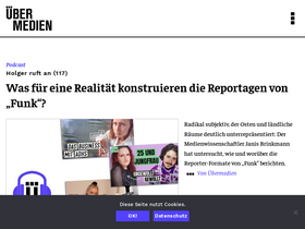 'uebermedien.de' screenshot