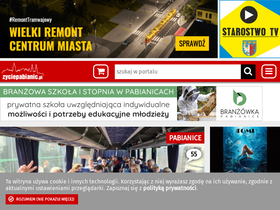 'zyciepabianic.pl' screenshot