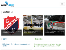 'portofeliz.am.br' screenshot