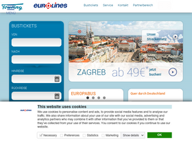 'eurolines.de' screenshot