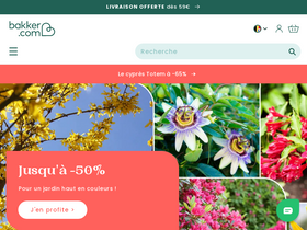 Bakker Belgique homepage screenshot