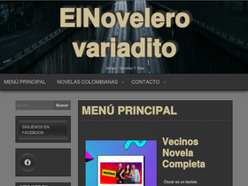 'elnovelerovariadito.com' screenshot