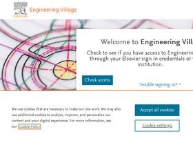 'engineeringvillage.com' screenshot