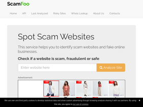 'scamfoo.com' screenshot