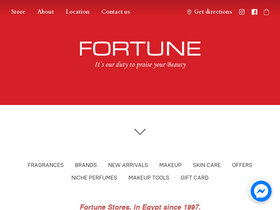 'fortune-egypt.com' screenshot