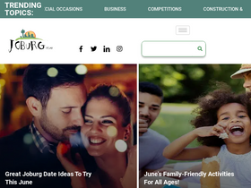 'joburg.co.za' screenshot
