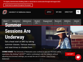 'unomaha.edu' screenshot