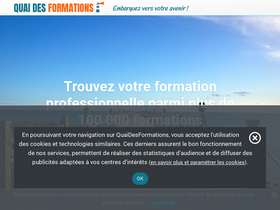 'quaidesformations.fr' screenshot