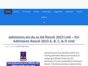 'updateresult.com' screenshot