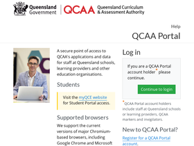 portal.qcaa.qld.edu.au Traffic Analytics, Ranking & Audience [April ...