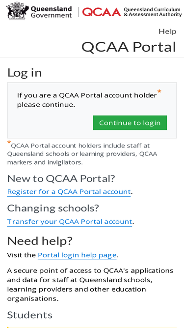 portal.qcaa.qld.edu.au Traffic Analytics, Ranking & Audience [April ...