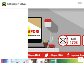 'blorakab.go.id' screenshot