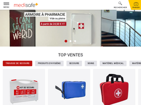 'medisafe.fr' screenshot