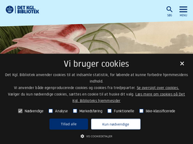 'statsbiblioteket.dk' screenshot