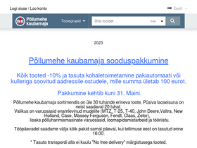 'pmkaubamaja.ee' screenshot