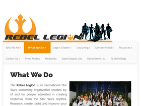 'rebellegion.com' screenshot