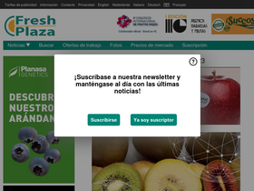 'freshplaza.es' screenshot