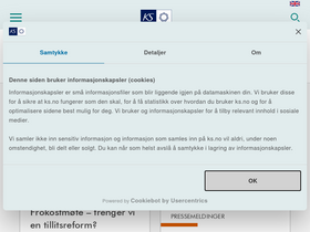 'bekymringsmelding.fiks.ks.no' screenshot