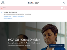 'hcagulfcoast.com' screenshot