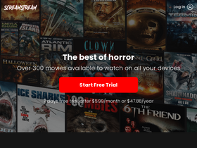 'scream-stream.com' screenshot