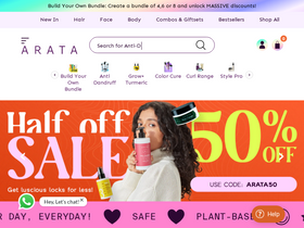 'arata.in' screenshot