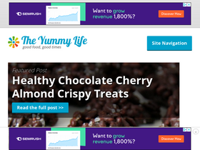 'theyummylife.com' screenshot