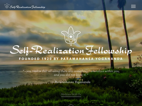 'yogananda.org' screenshot