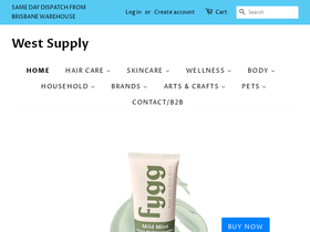 Westsupply homepage screenshot