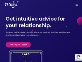 'sibyltarot.com' screenshot