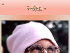 'purebhakti.com' screenshot