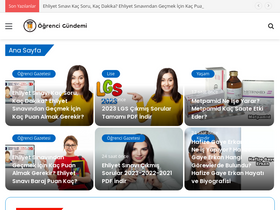'ogrencigundemi.com' screenshot