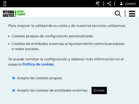'vitoria-gasteiz.org' screenshot