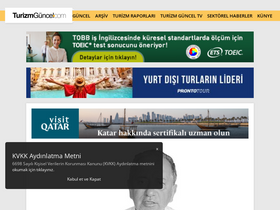 'turizmguncel.com' screenshot