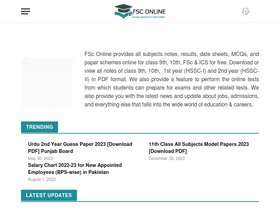 'fsconline.info' screenshot
