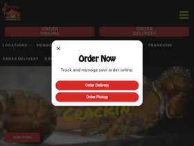 'angrycrabshack.com' screenshot