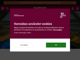'scandinavianoutdoor.se' screenshot