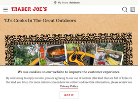 'traderjoes.com' screenshot