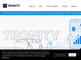 'tronity.io' screenshot