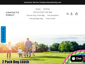 contactsfamily.com homepage screenshot