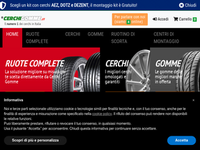 'cerchigomme.it' screenshot
