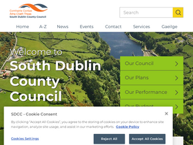 'sdcc.ie' screenshot