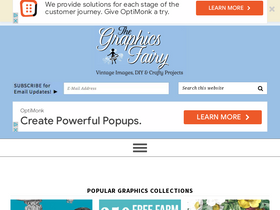 'thegraphicsfairy.com' screenshot