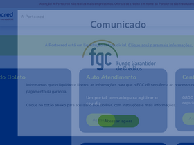'portocred.com.br' screenshot