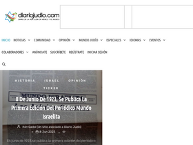 'diariojudio.com' screenshot