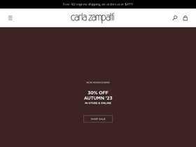 'carlazampatti.com.au' screenshot