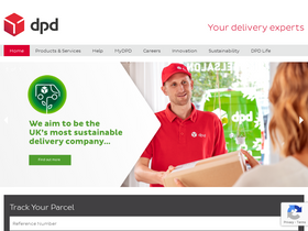 'dpd.co.uk' screenshot